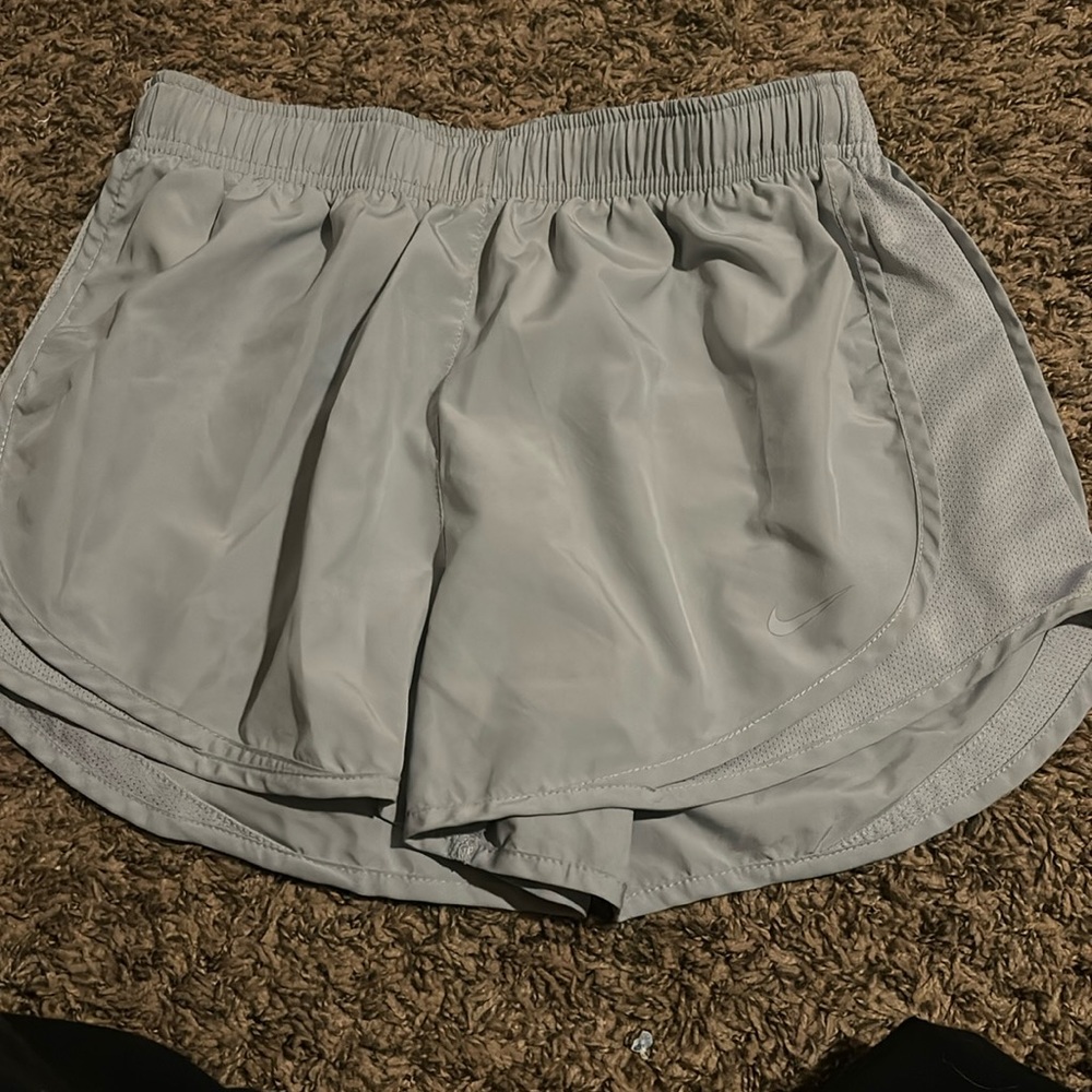 Light grey Nike shorts